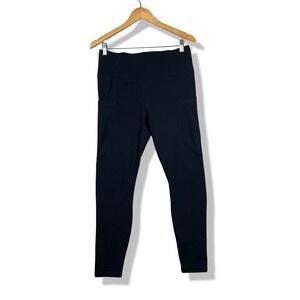 Yogalicious Lux High Waisted Leggings Women XL Black Athletic Workout Athleisure